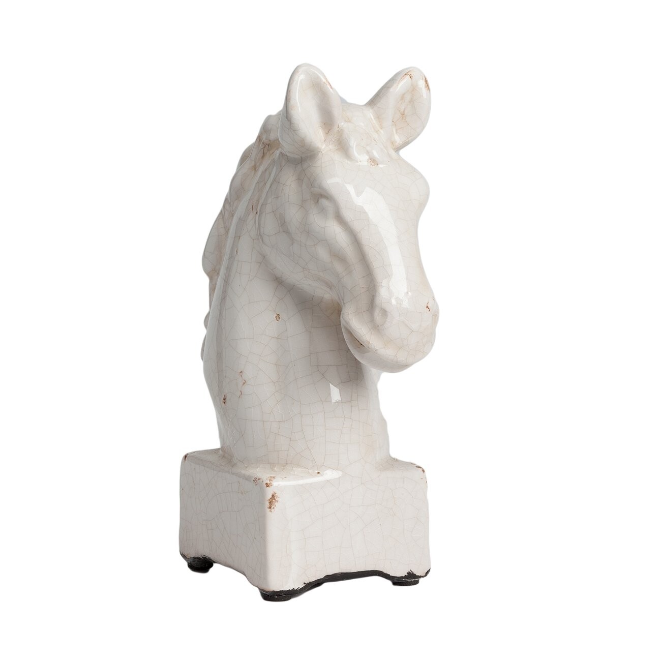 Статуэтка бежевая "Голова лошади" Horse  - изображение 4