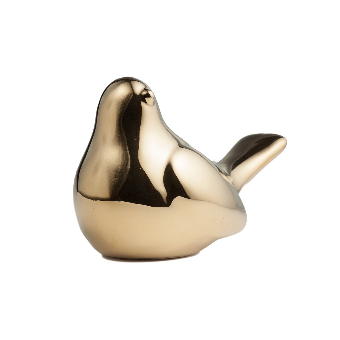 Статуэтка золотистая "Птички" 2 штуки Birdies - изображение 5