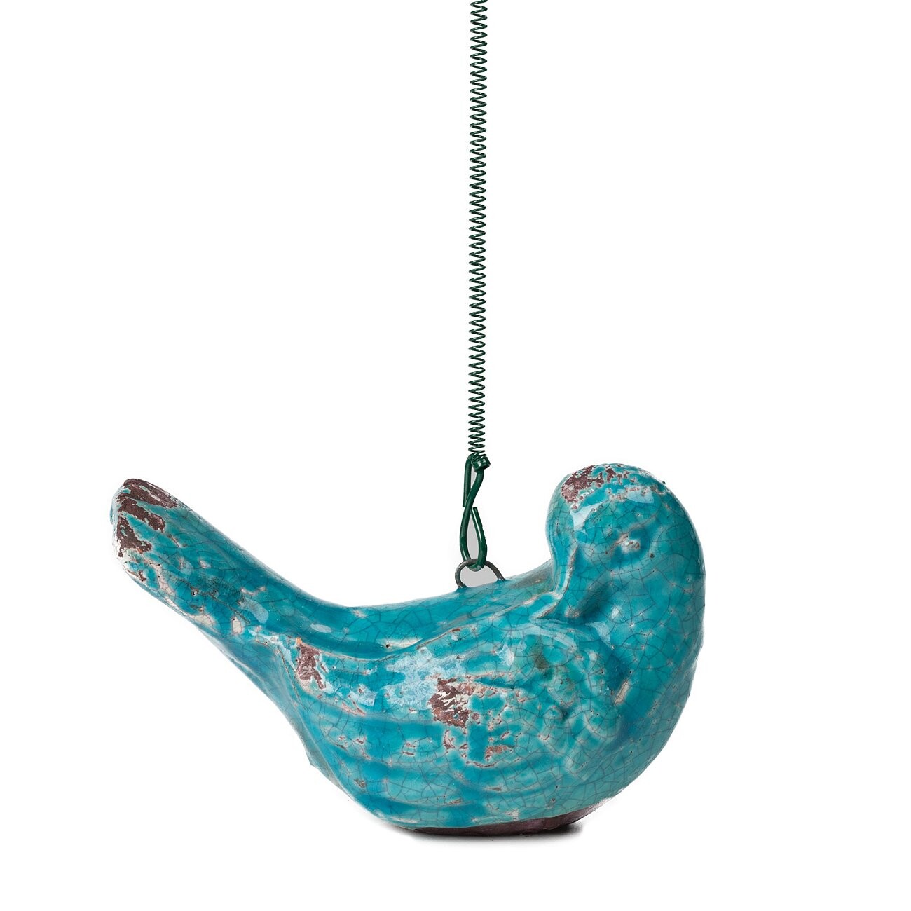 Птички декоративные бирюзовые 4 штуки - изображение 10