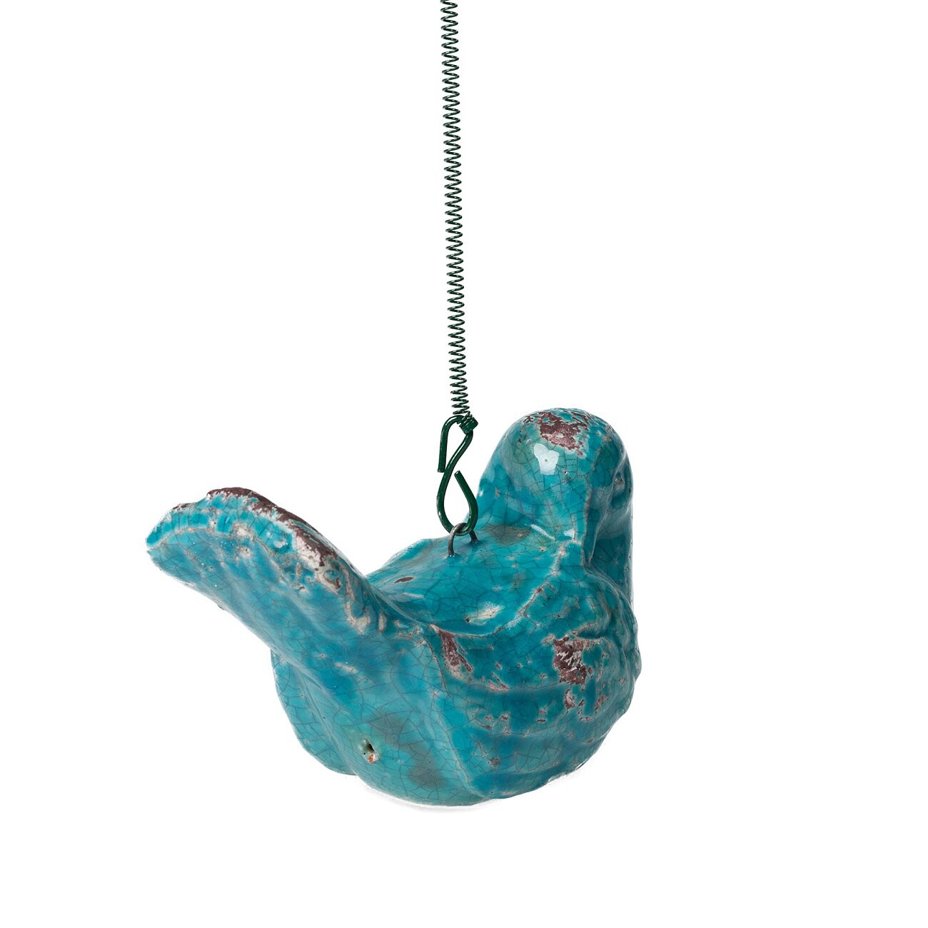 Птички декоративные бирюзовые 4 штуки - изображение 11