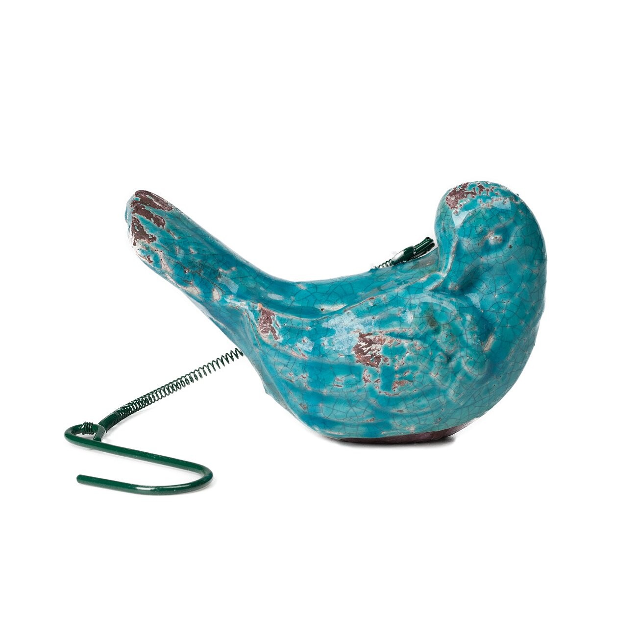 Птички декоративные бирюзовые 4 штуки - изображение 2