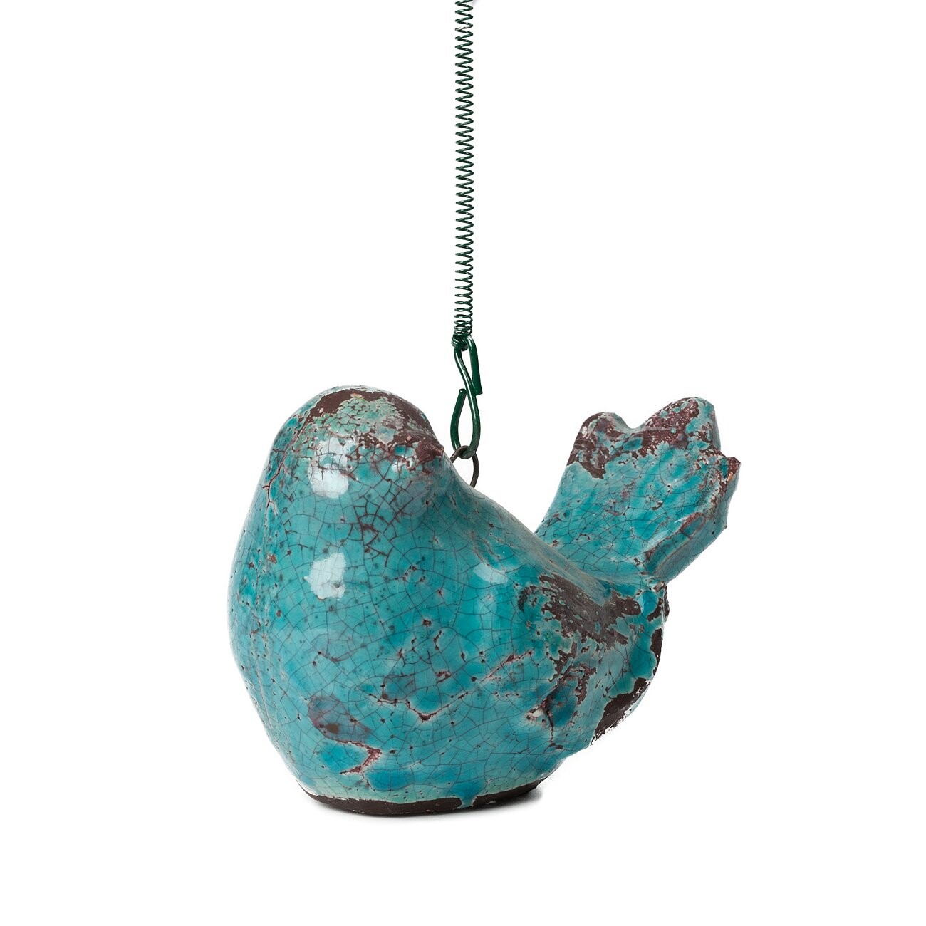 Птички декоративные бирюзовые 4 штуки - изображение 3