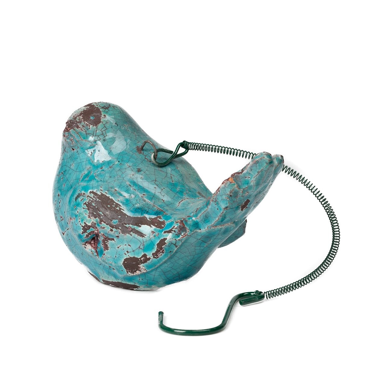 Птички декоративные бирюзовые 4 штуки - изображение 4