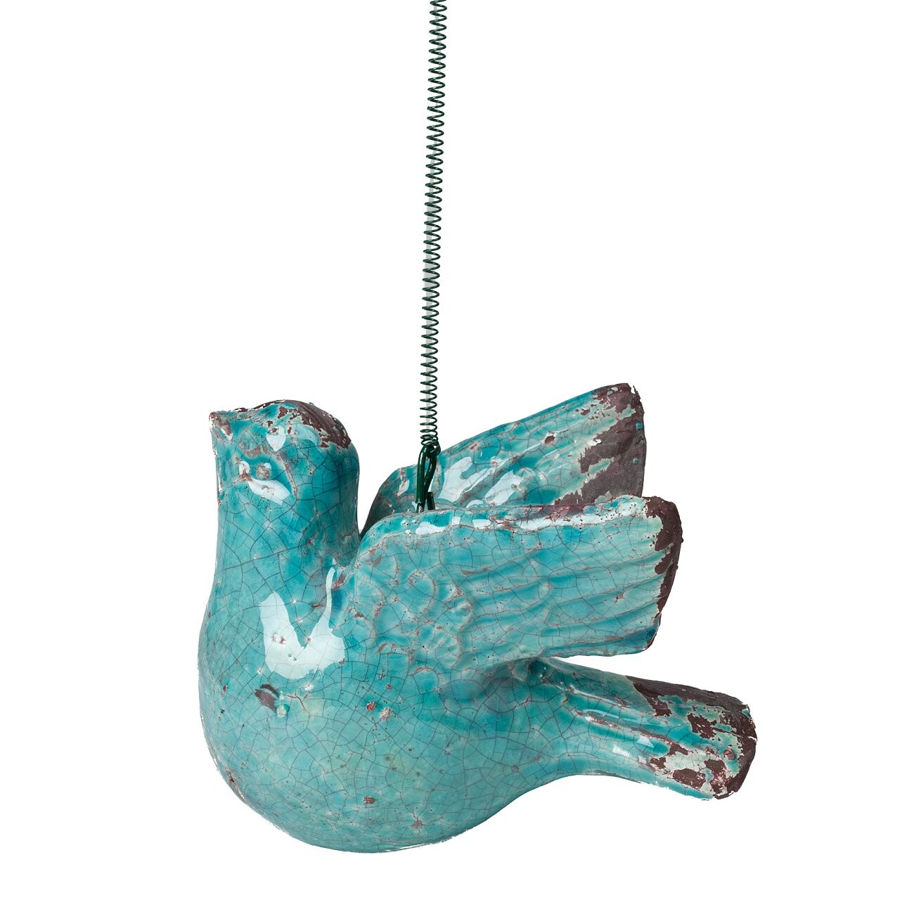 Птички декоративные бирюзовые 4 штуки - изображение 5