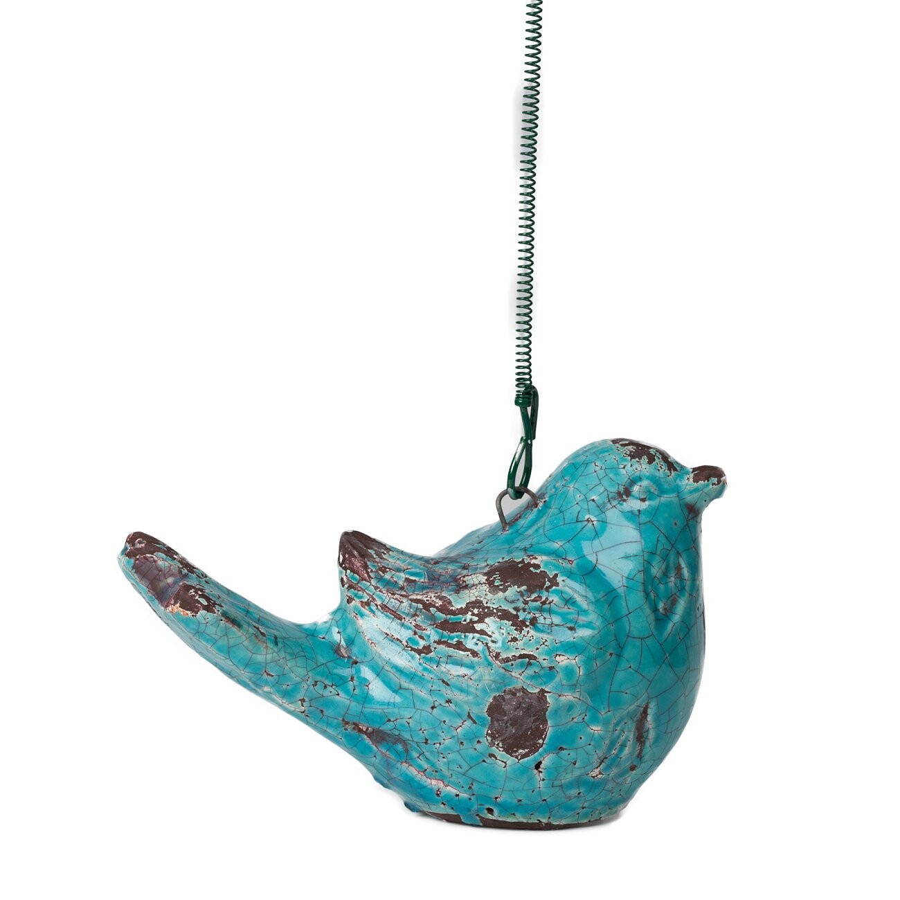 Птички декоративные бирюзовые 4 штуки - изображение 8