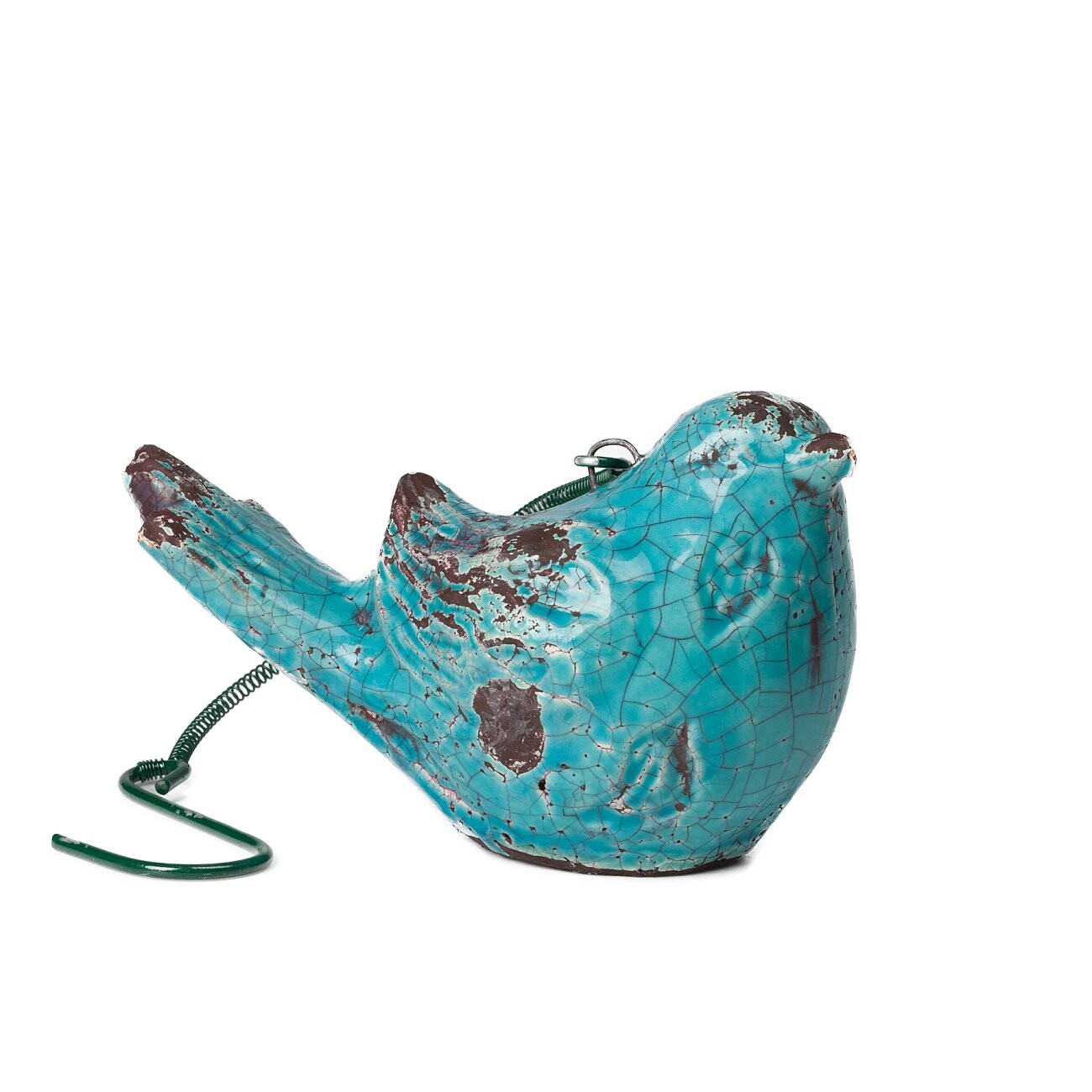 Птички декоративные бирюзовые 4 штуки - изображение 9