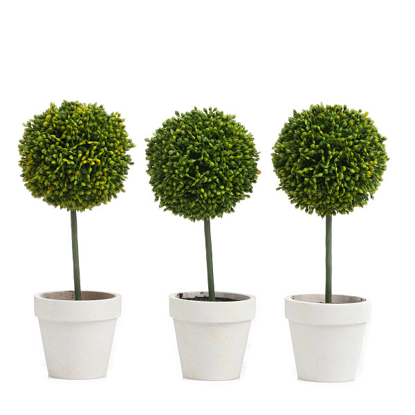 Набор из 3 искусственных декоративных растений в горшке Tallman - изображение 1
