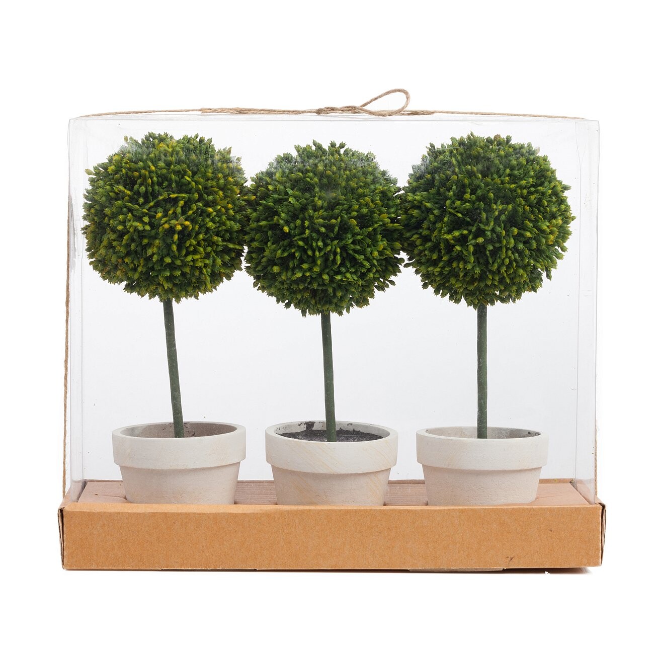 Набор из 3 искусственных декоративных растений в горшке Tallman - изображение 4