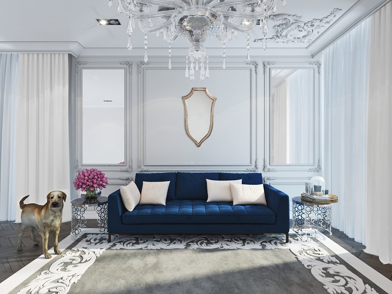 Зеркало настенное Dallas большое - изображение 3