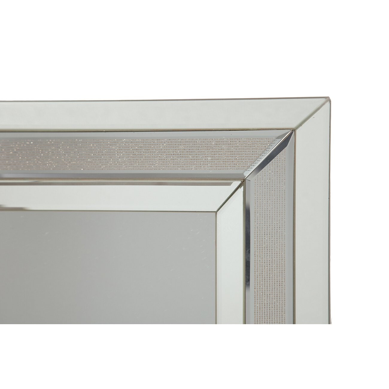 Белое зеркало прямоугольное настенное Fletcher - изображение 2