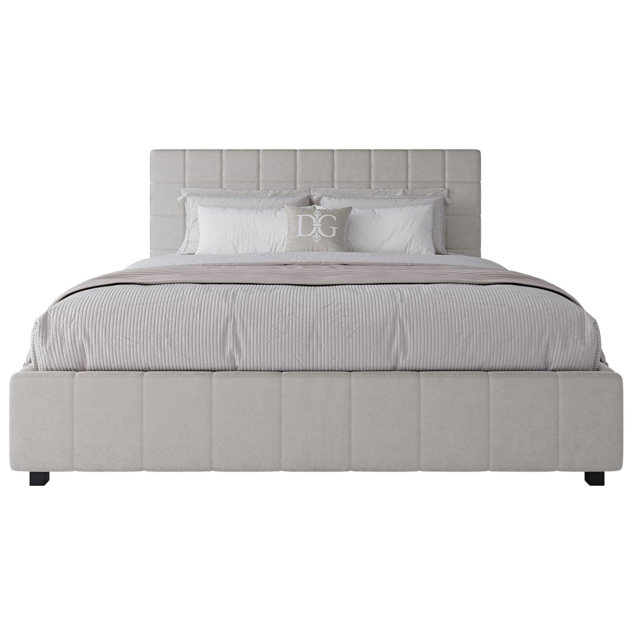 Кровать двуспальная 180х200 молочная Shining Modern - изображение 2