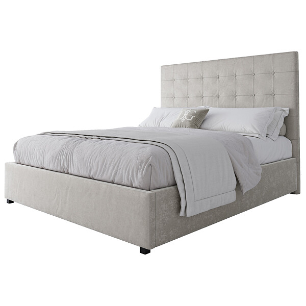 Кровать двуспальная 160х200 молочная Royal Black - изображение 1
