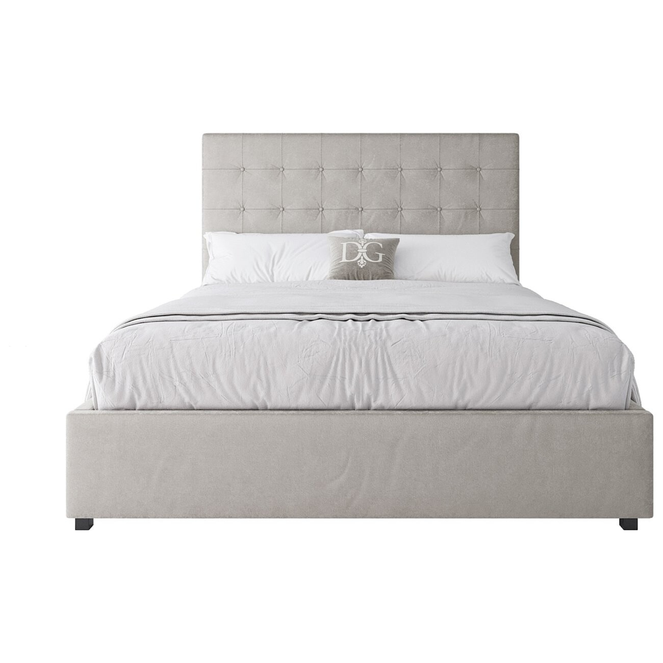 Кровать двуспальная 160х200 молочная Royal Black - изображение 2