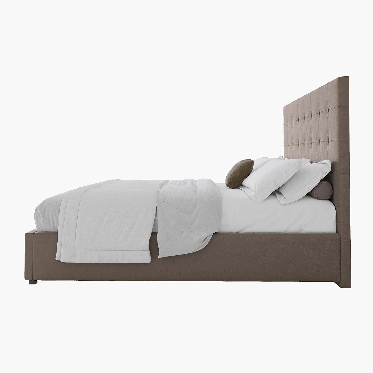 Кровать двуспальная 160х200 бежевая Royal Black - изображение 2