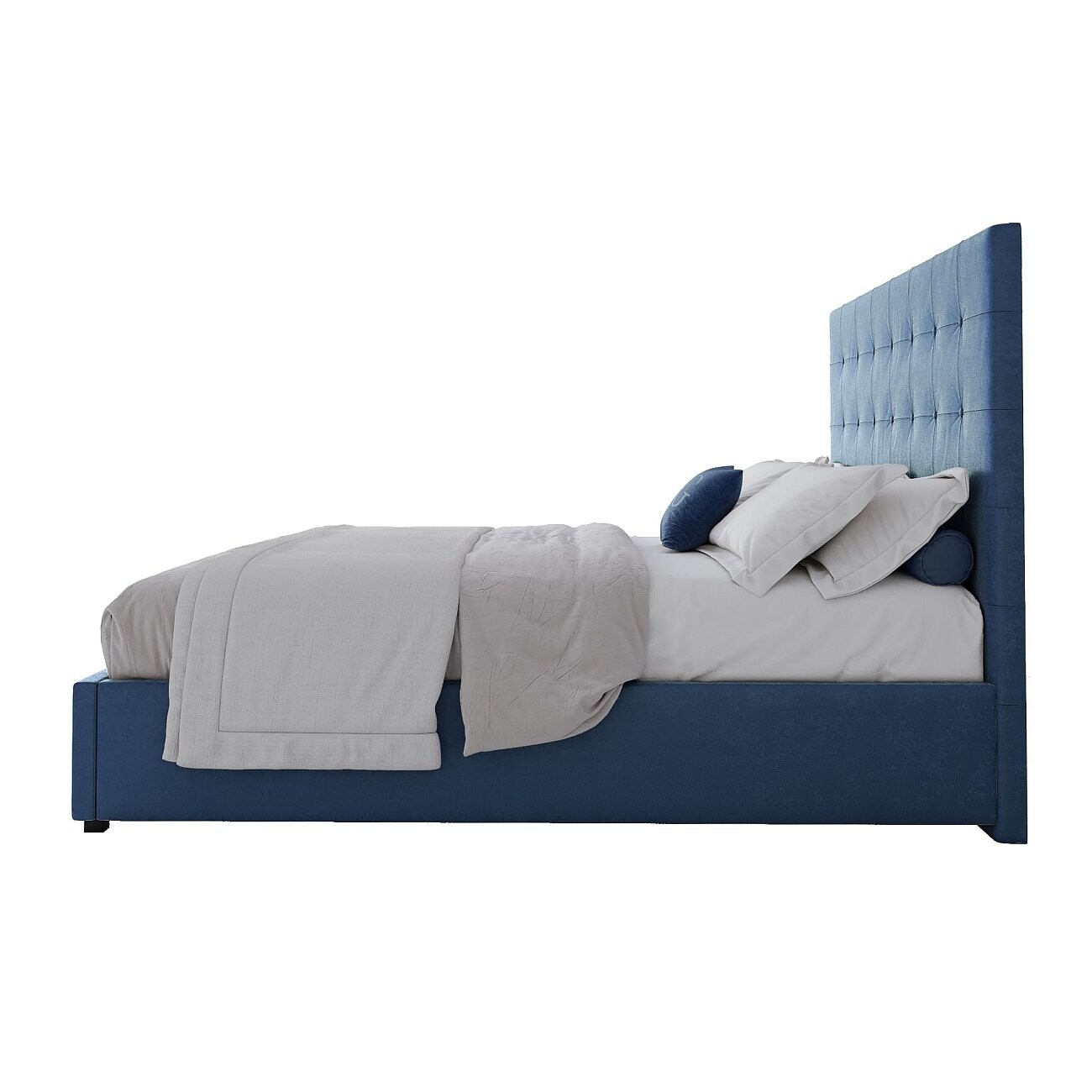 Кровать двуспальная 160х200 морская волна Royal Black - изображение 2