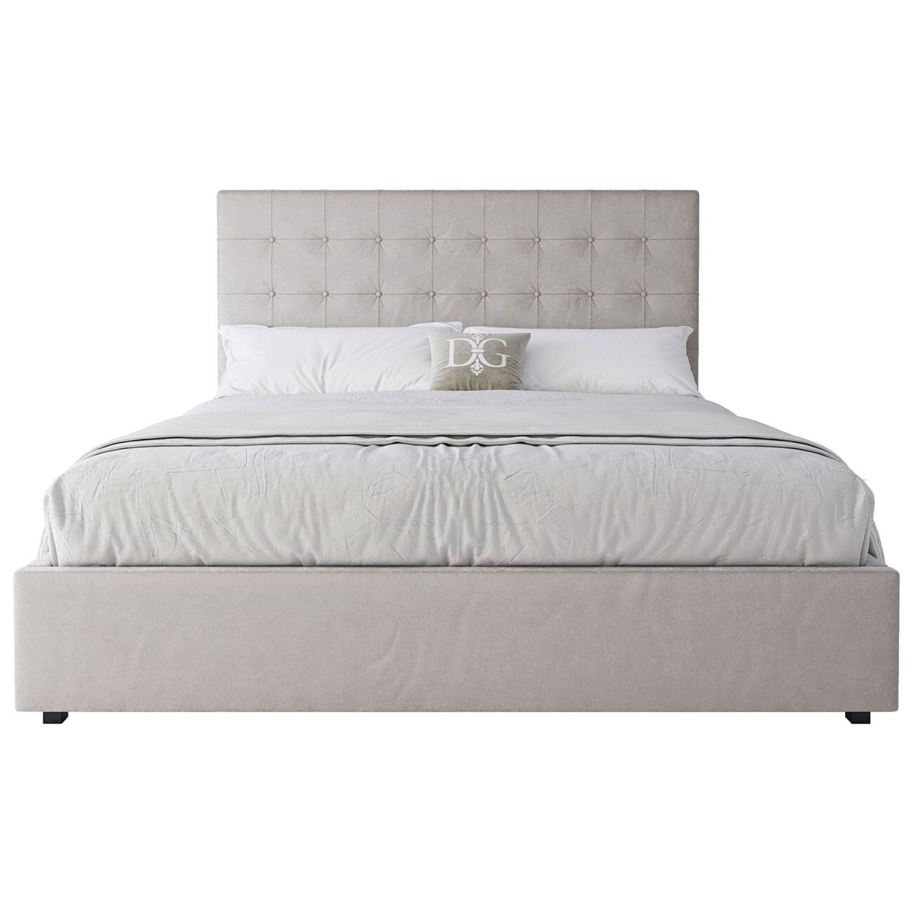 Кровать двуспальная 180х200 молочная Royal Black - изображение 3