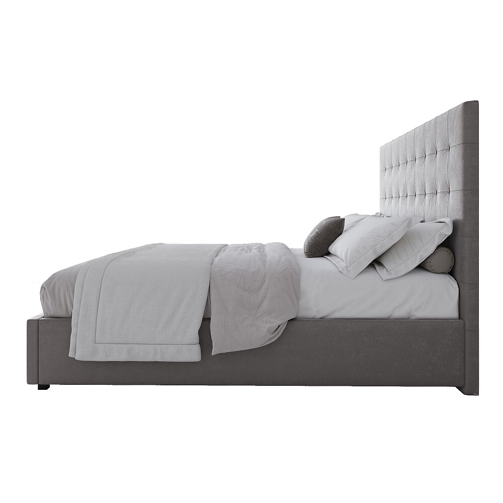 Кровать двуспальная 180х200 светло-коричневая Royal Black