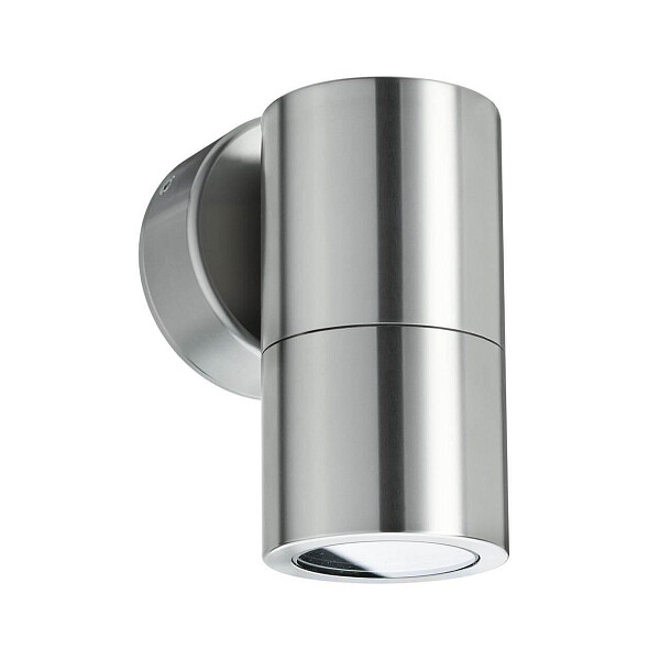 Уличный настенный светильник светодиодный 12,5х9,5х6 см серебро Led Flame Eisen 18008 - изображение 1