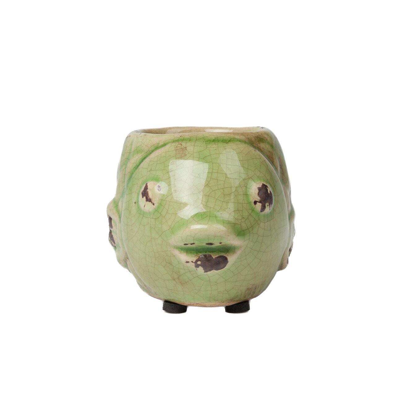 Подсвечник керамический зеленый "Рыбка" - изображение 3