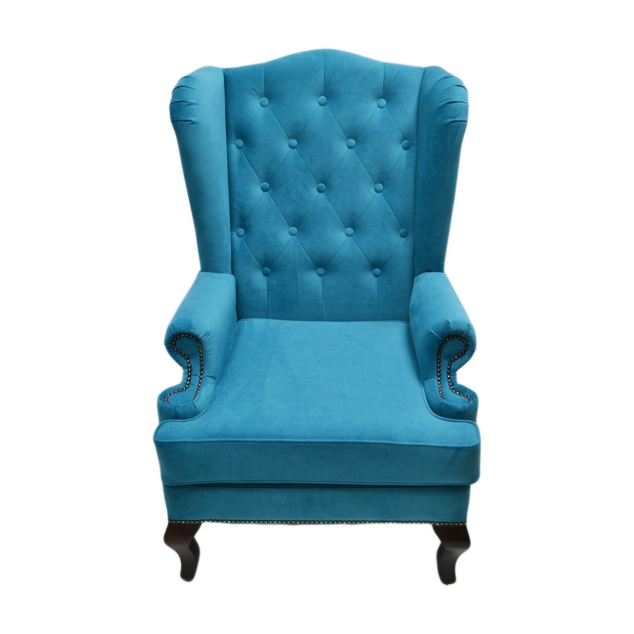 Кресло с мягкими подлокотниками бирюзовое DG-Home - изображение 3