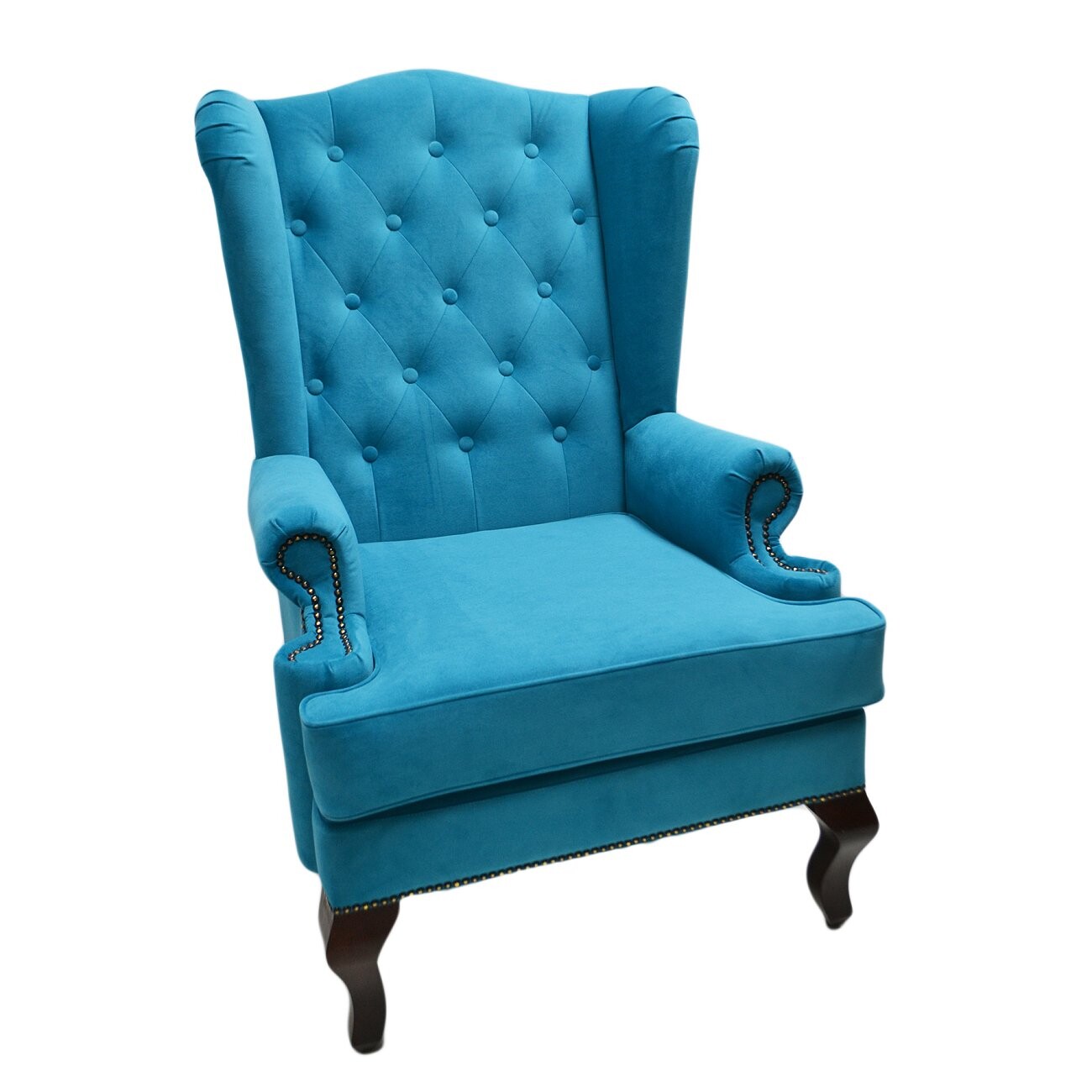 Кресло с мягкими подлокотниками бирюзовое DG-Home - изображение 4