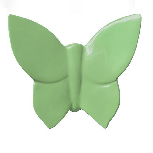 Декоративная бабочка Butterfly (зелёная)     h11 (9*11*4)