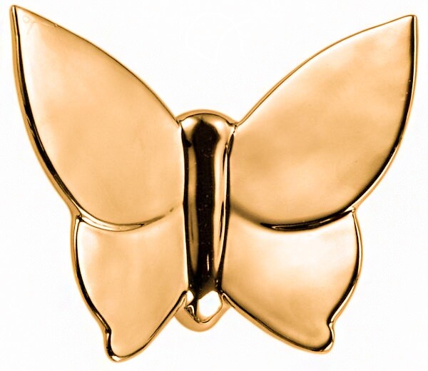 Декоративная бабочка Butterfly (золотая) 10*12