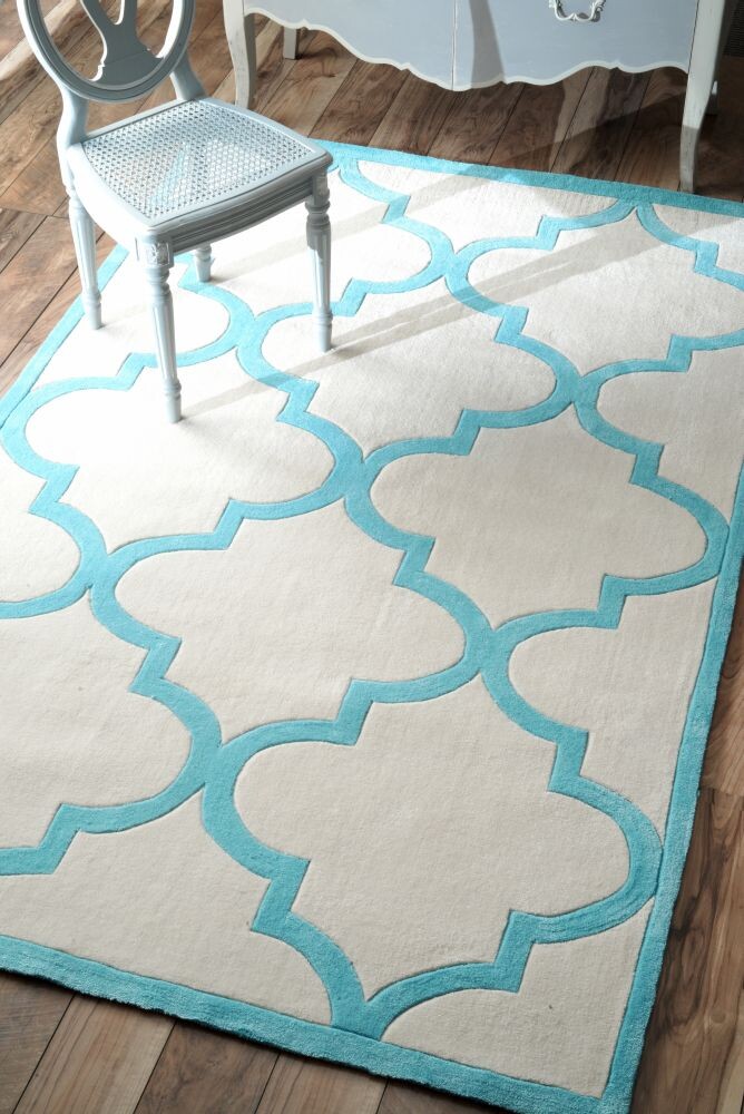 Ковер прямоугольный 140х200 см белый "Трельяж" - изображение 2