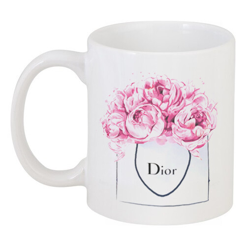 Кружка с рисунком Dior Peonies - изображение 1