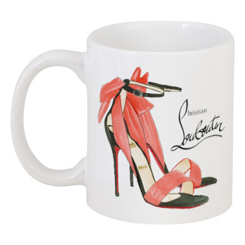 Кружка с рисунком Louboutin  - изображение 1