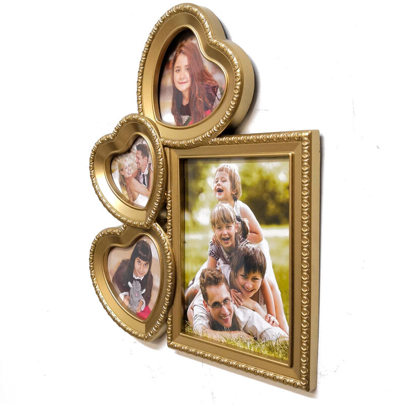 Фоторамка настенно-настольная 28х33 см золотая Galaxy - изображение 3