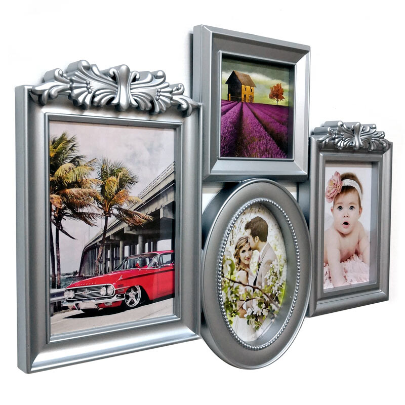 Фоторамка настенная 44х32 см серая Galaxy - изображение 2