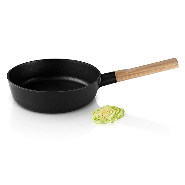 Сотейник алюминиевый 24 см черный Nordic Kitchen - изображение 1