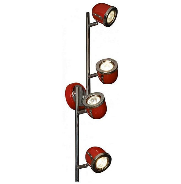 Спот настенный галогеновый на 4 лампы красный Tivoli LSN-3109-04 - изображение 1