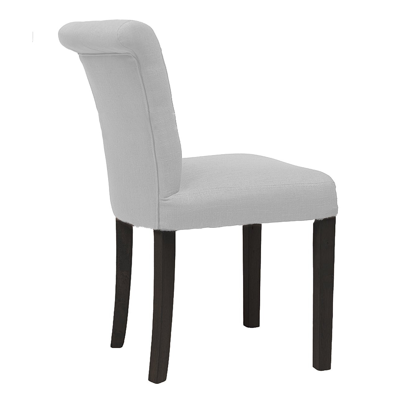 Стул обеденный с загнутой спинкой молочный лен Sonder - изображение 2