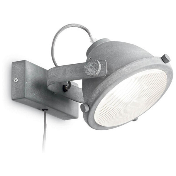 Спот настенный со стеклянным плафоном серый Reflector AP1 - изображение 1