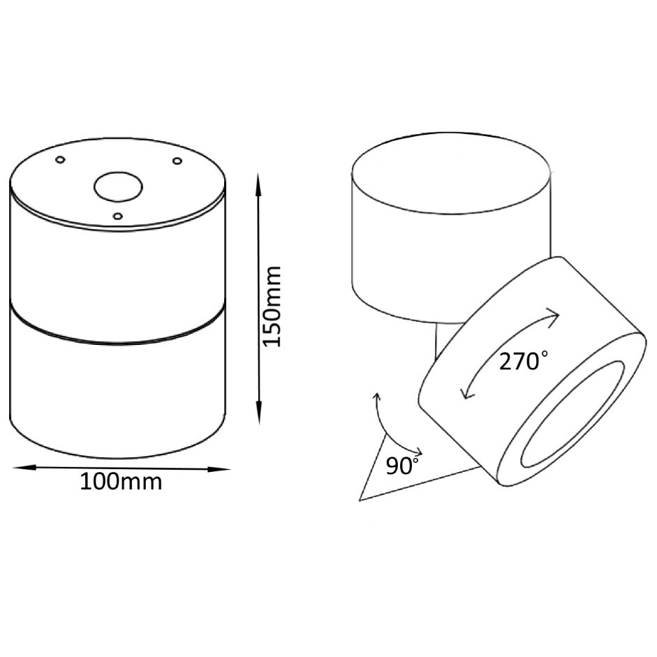 Спот потолочный светодиодный графит CLT 412С BL - изображение 2