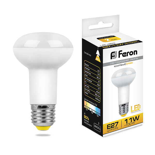Лампа светодиодная Feron E27 11W 2700K LB-463 25510 - изображение 1