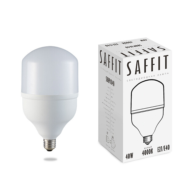 Лампа светодиодная SAFFIT E27-E40 40W 4000K SBHP1040 55092 - изображение 1