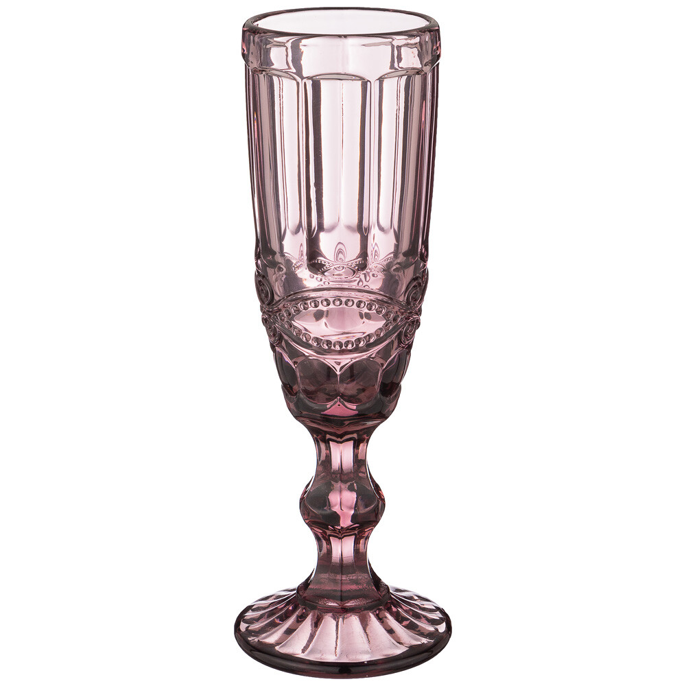 Набор бокалов для шампанского фиолетовый 150 мл, 6 штук "Серпентина" - изображение 3