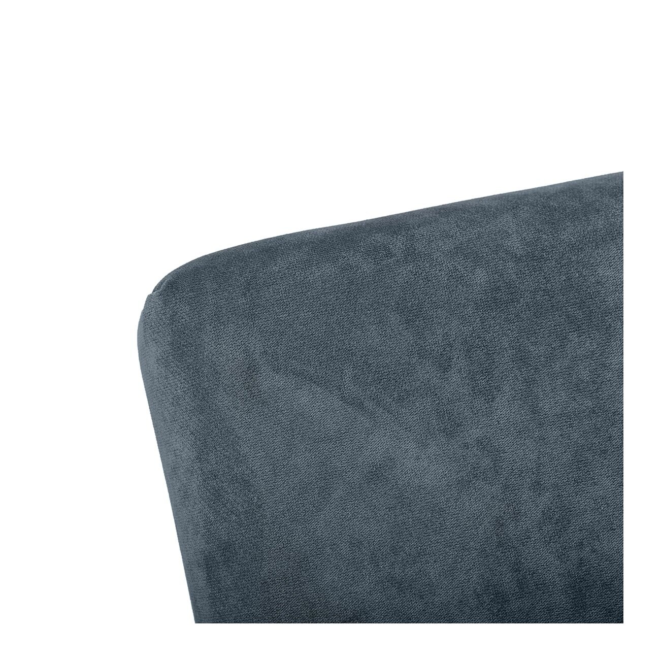 Стул обеденный с широкой спинкой серый микровелюр Sophisticated - изображение 5