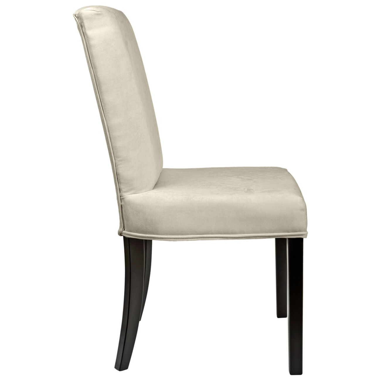 Стул обеденный с широкой спинкой кремовый микровелюр Sophisticated - изображение 3