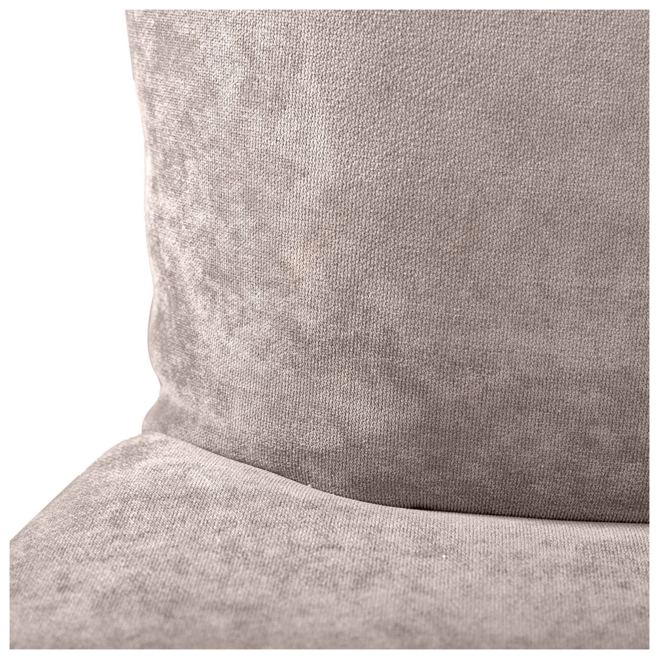 Стул обеденный с широкой спинкой коричнево-серый микровелюр Sophisticated - изображение 5