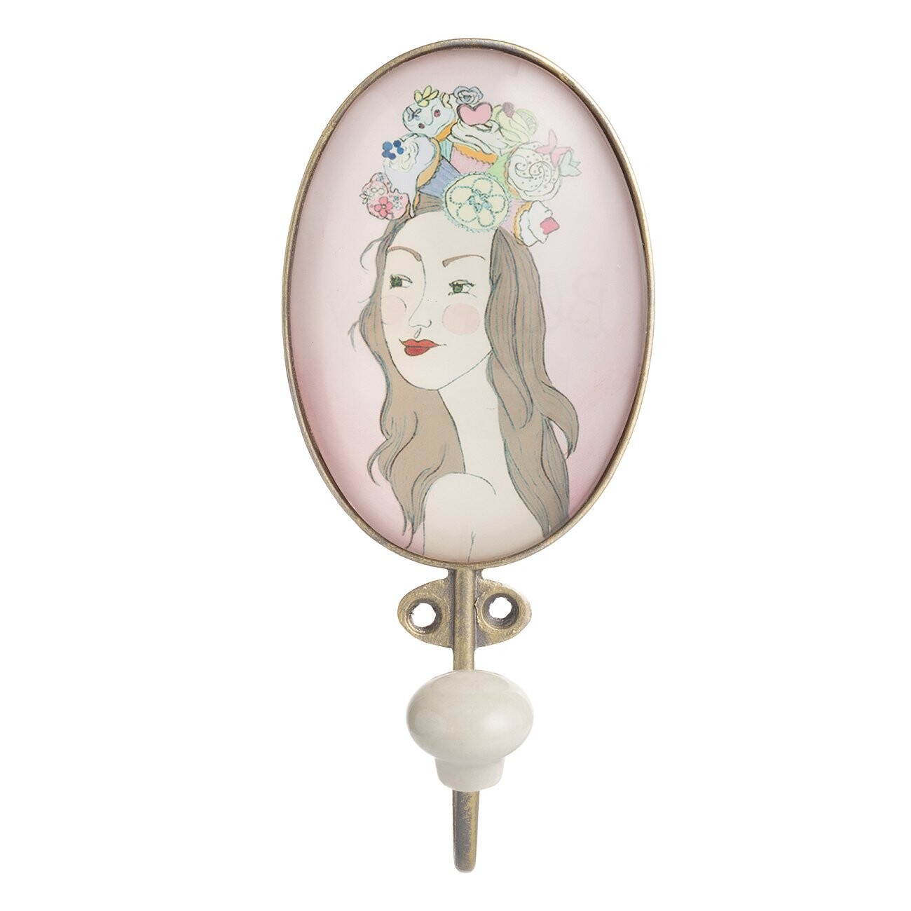 Настенный крючок Ann Glass Girl - изображение 2