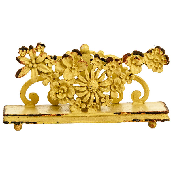 Подставка для визиток Pewter Flower Золотой - изображение 1