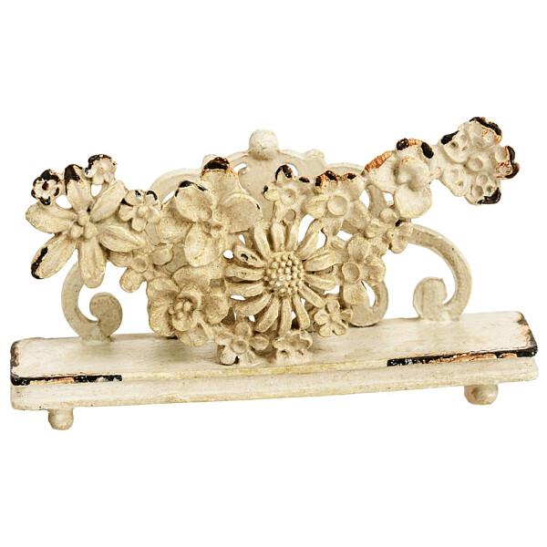 Подставка для визиток Pewter Flower Белая - изображение 1