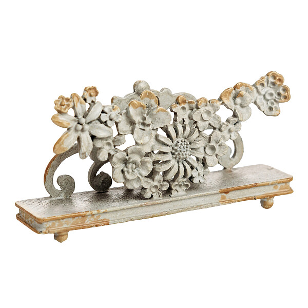 Подставка для визиток Pewter Flower Серая - изображение 1