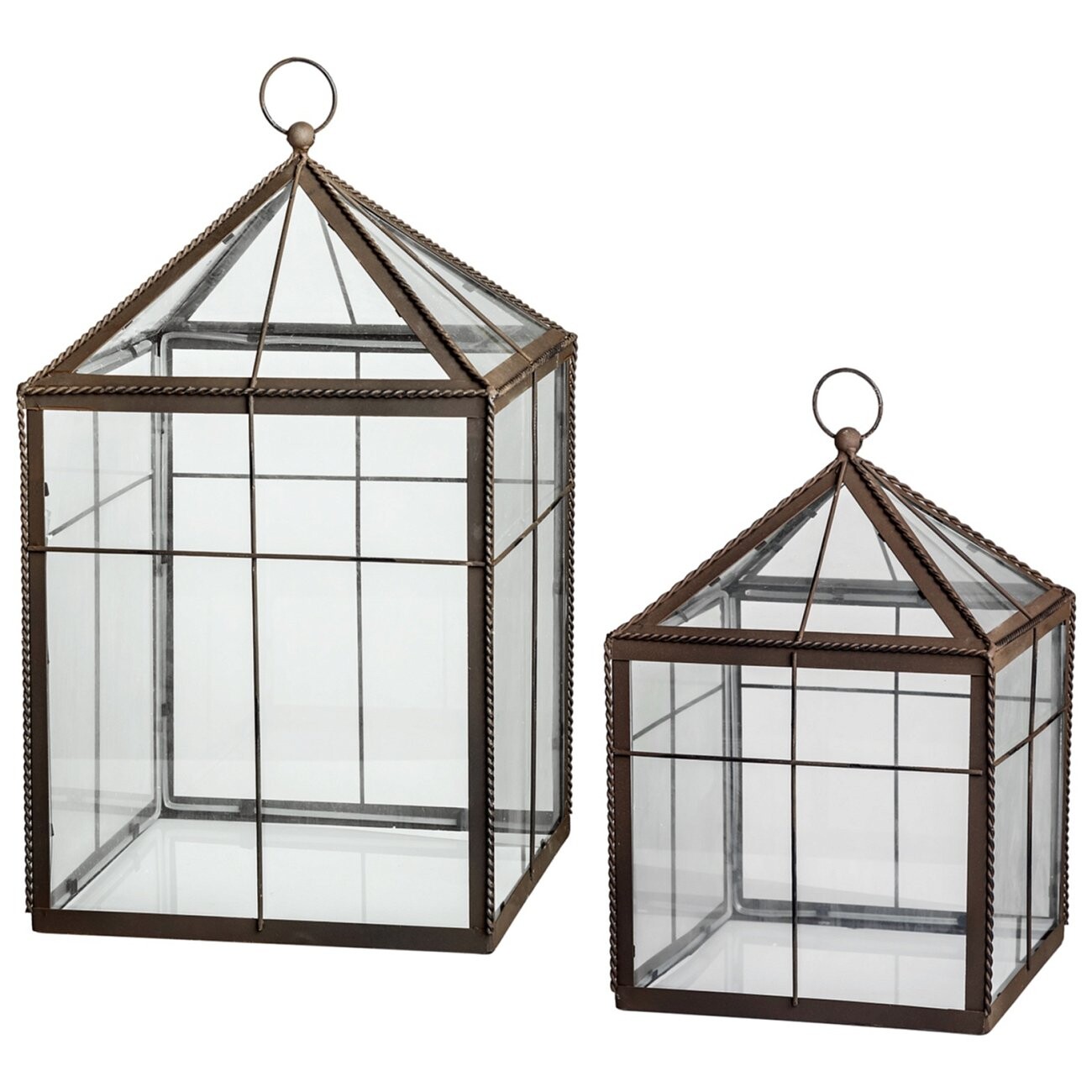 Флорариум стеклянный маленький 42 см Greenhouse - изображение 2