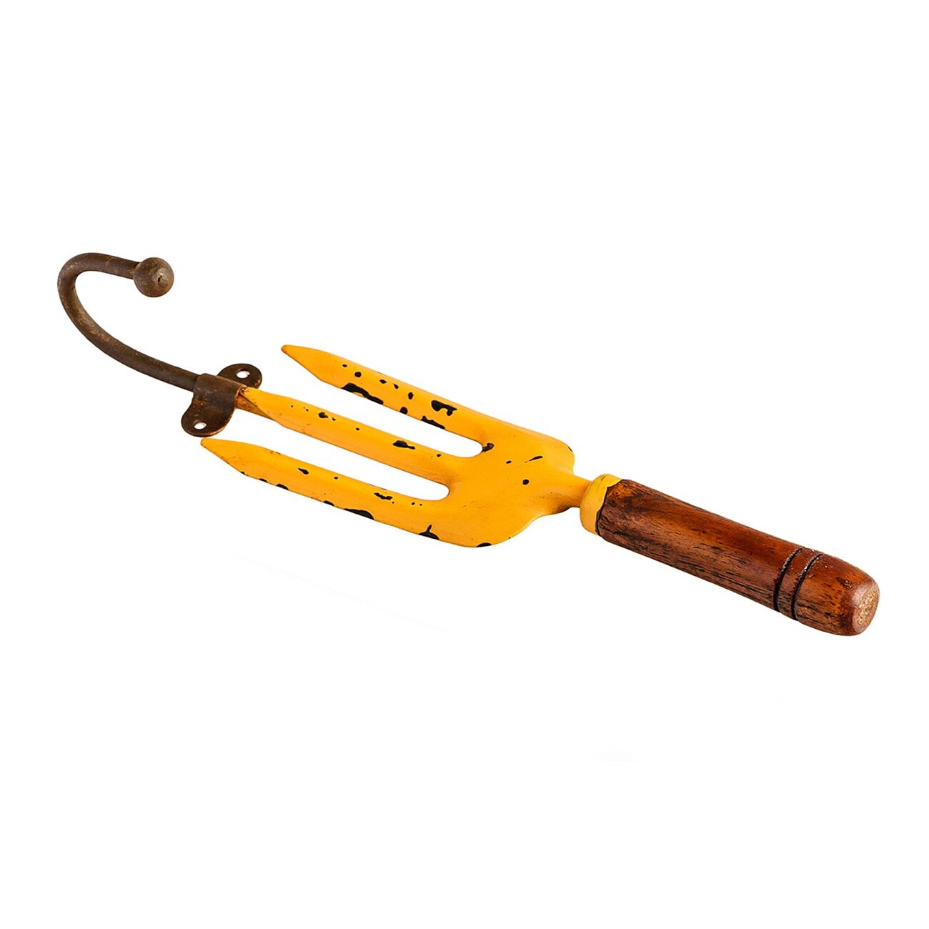 Крючок настенный в винтажном стиле Садовые инструменты Жёлтый - изображение 2