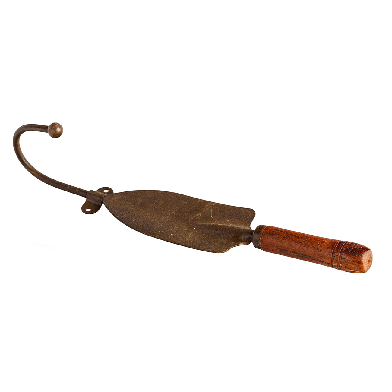 Крючок настенный в винтажном стиле Садовые инструменты Коричневый - изображение 2